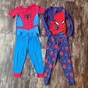 Marvel Spider-Man Kids Pajama Set - Pink and Blue